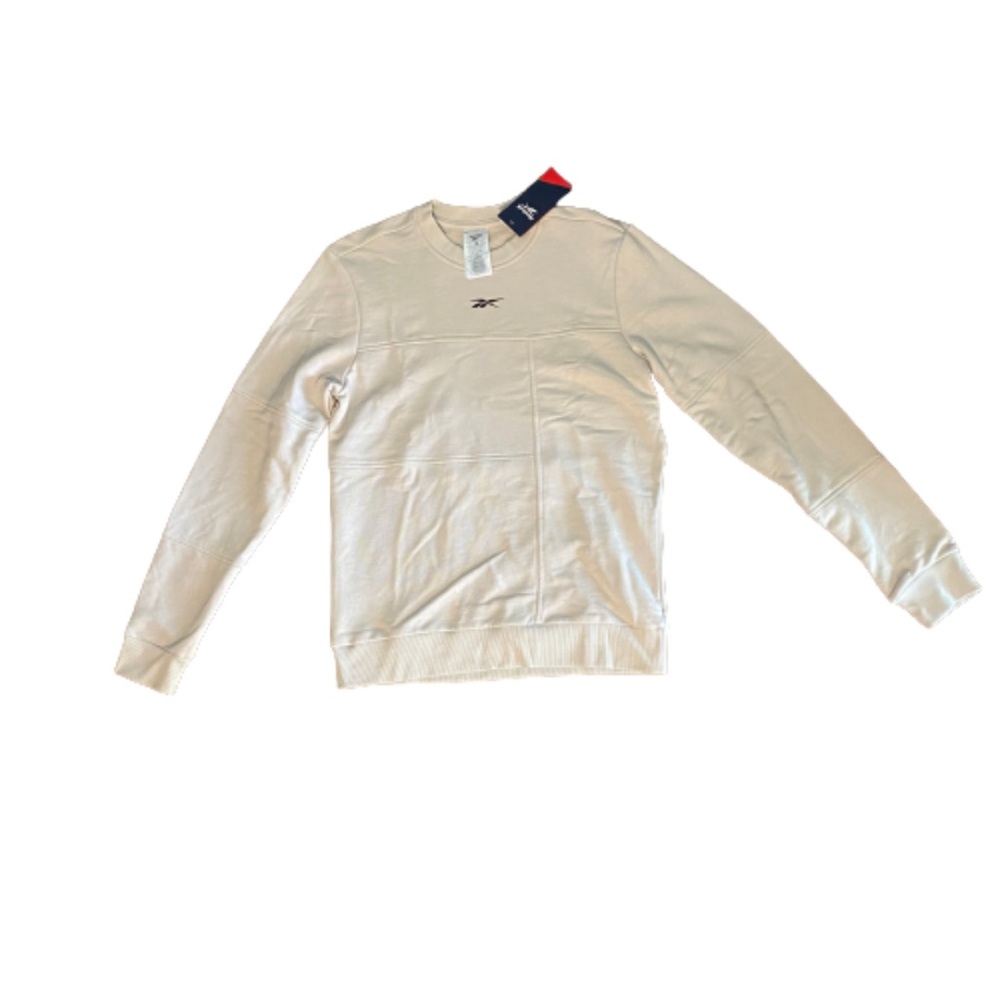 Reebok Sweatshirt Beige Tan Sand Moonstone Size Small Brand New With Tags